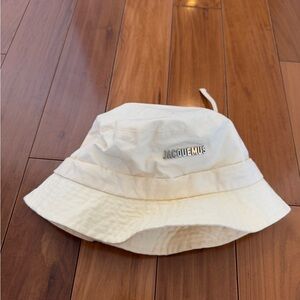 Jacquemus Cream Bucket Hat